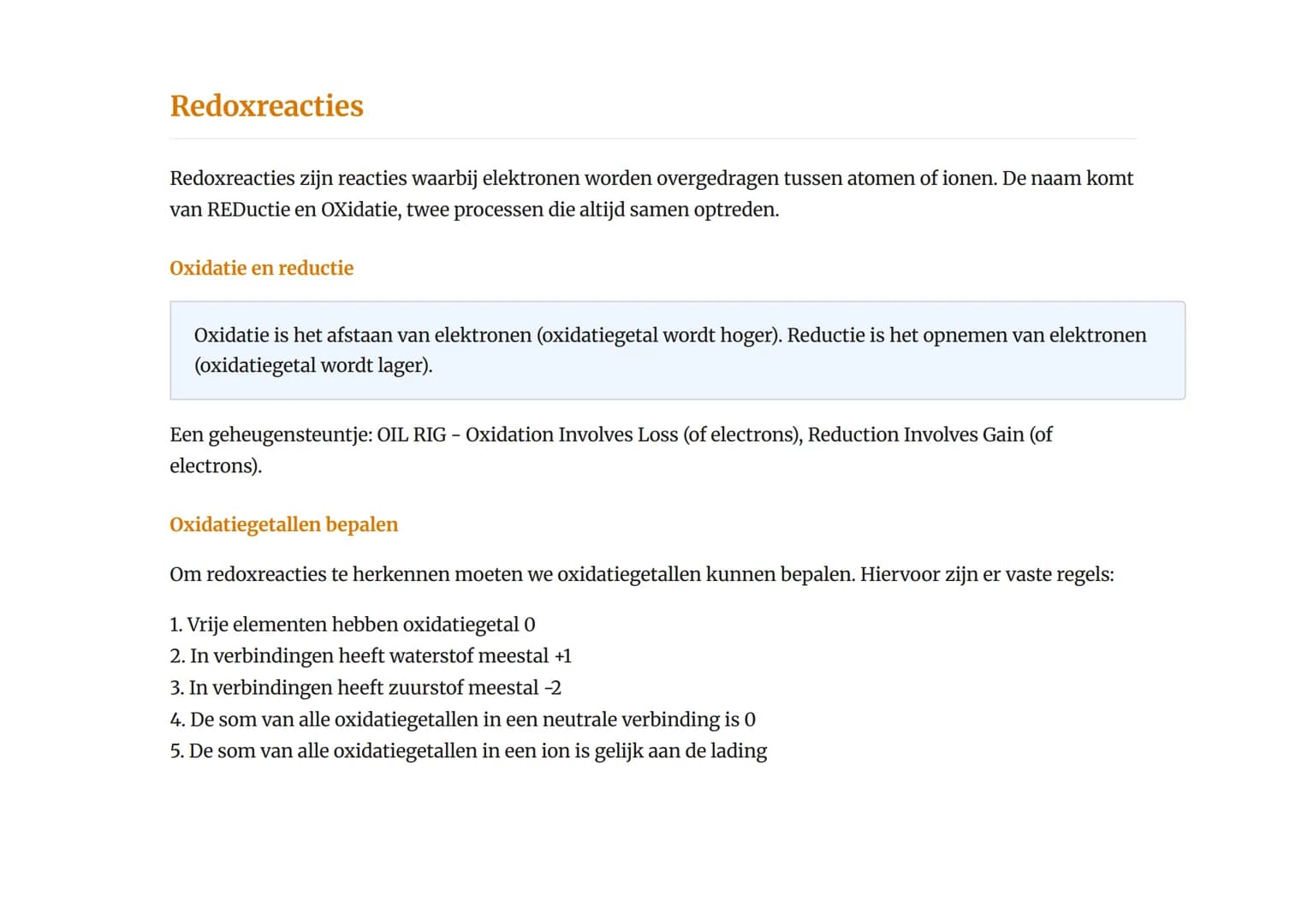Chemische reacties en reactiemechanismen:
verbranding, zuur-base, redox
Overzicht van de drie belangrijkste reactietypen in de scheikunde
Sc