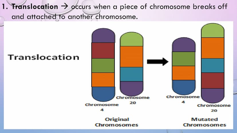 MUTATION Changes in the protein structure or level of expression may lead
to changes in cellular properties and behavior, as a result, the
o