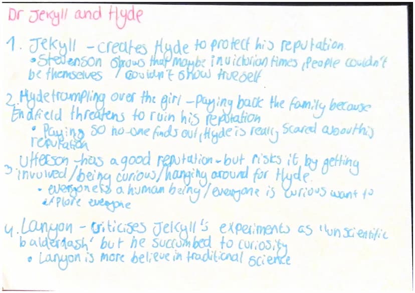 Dr. Jekyll & Mr Hyde
Chapter 1 Story of the door
small girl gets trampied
Sunday walks & Enfield and utterson
Black mailed to pay 2100
paid 