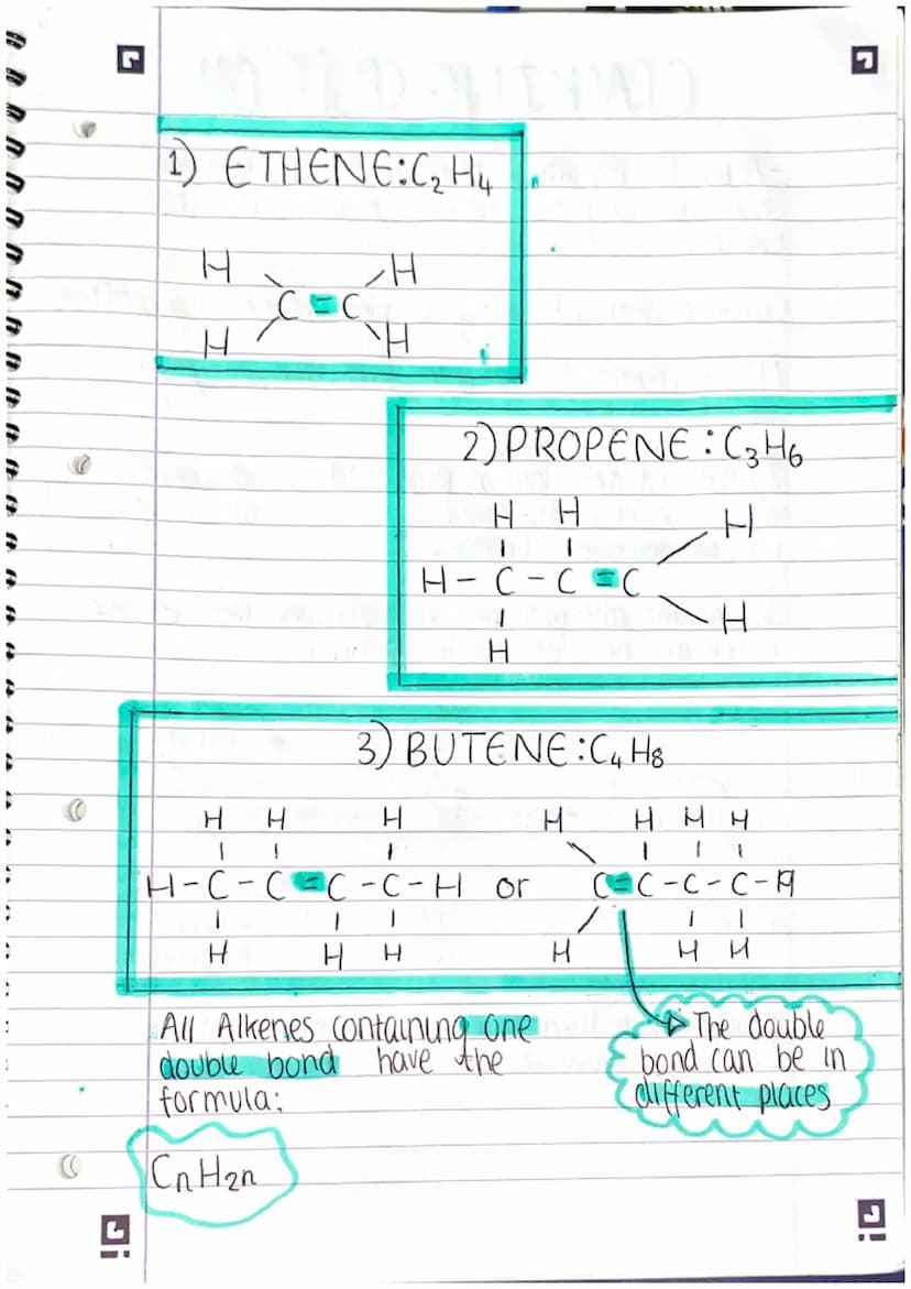 Ji
G
Fractional Disulation of Crude oil
Crude oil can be spilt into seperate hydrocarbons
11) Crude oil is a mixture of hydrocarbons - Molec