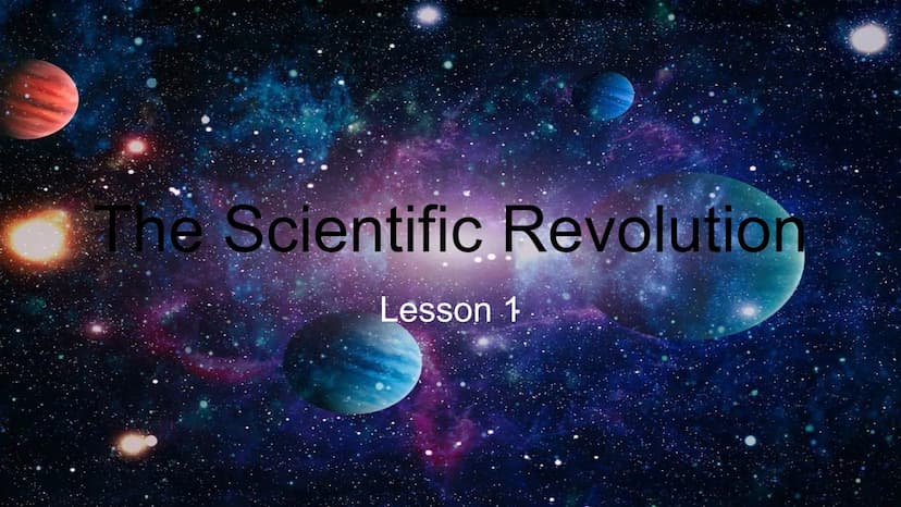 The Enlightenment and
Revolutions, 1550-1800 The Scientific Revolution
Lesson 1 geocentric
A system of planetary motion in which the
sun, mo
