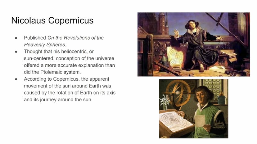 The Enlightenment and
Revolutions, 1550-1800 The Scientific Revolution
Lesson 1 geocentric
A system of planetary motion in which the
sun, mo