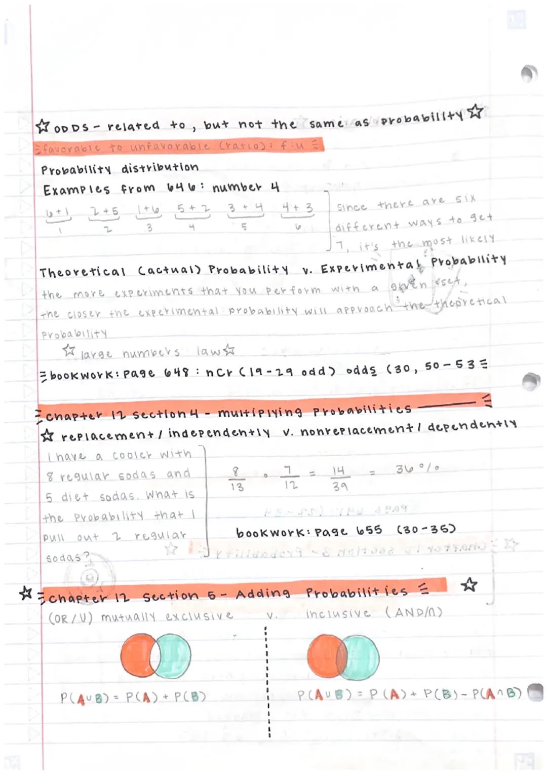 # Chapter 12 Section 1- Fundamental Counting Principle

☆counting outcomes☆ (find statistics later?a
to find the total number of outcomes ta