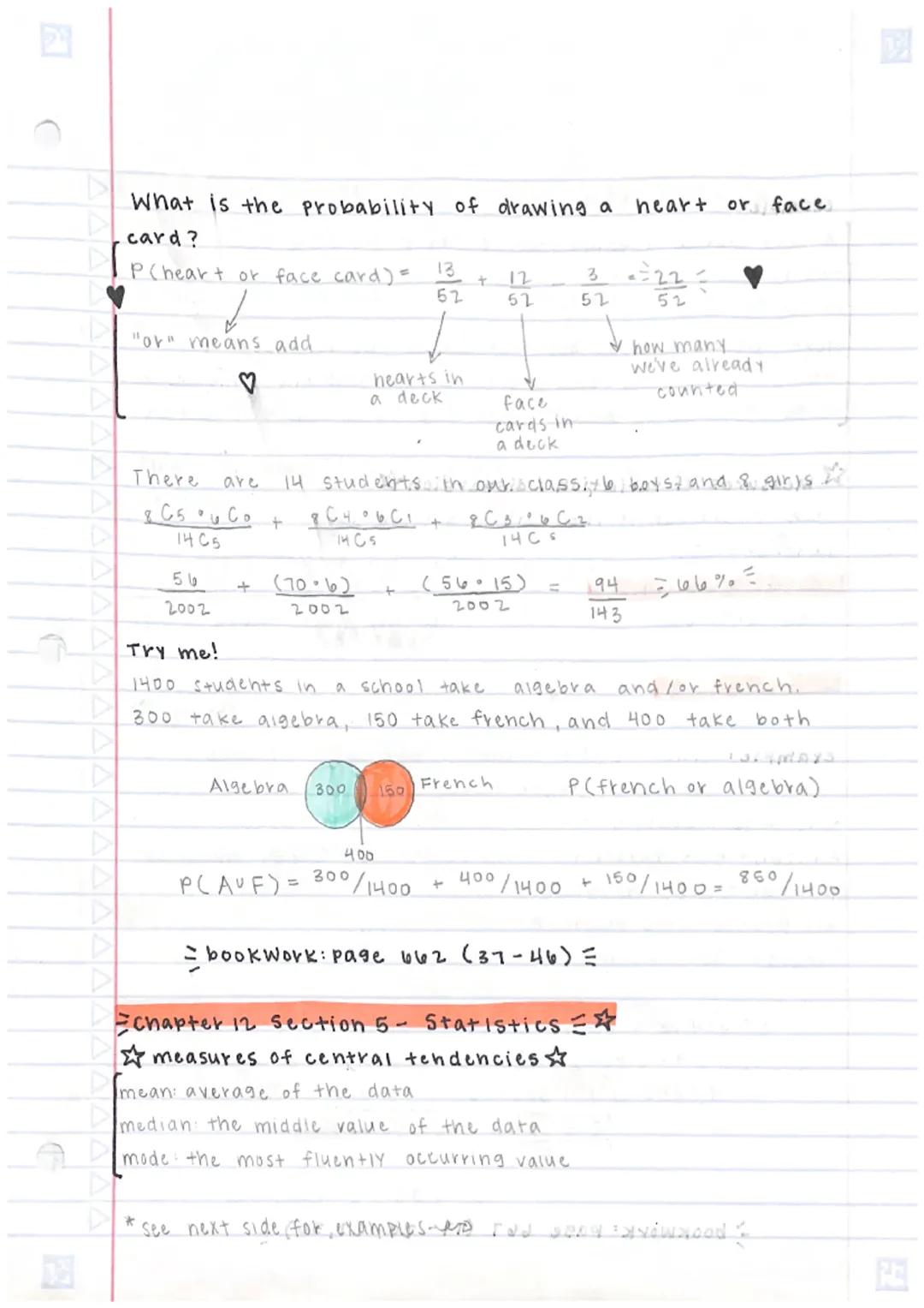 # Chapter 12 Section 1- Fundamental Counting Principle

☆counting outcomes☆ (find statistics later?a
to find the total number of outcomes ta