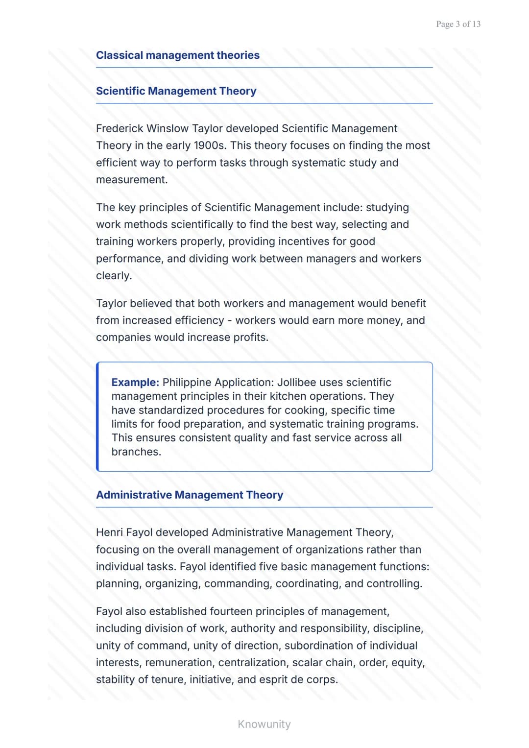 Evolution of Management Theories: From Classical to Modern
Approaches
Understanding how management theories
developed over time
What You'll 