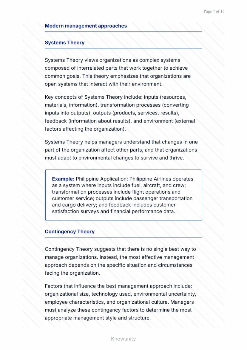 Evolution of Management Theories: From Classical to Modern
Approaches
Understanding how management theories
developed over time
What You'll 