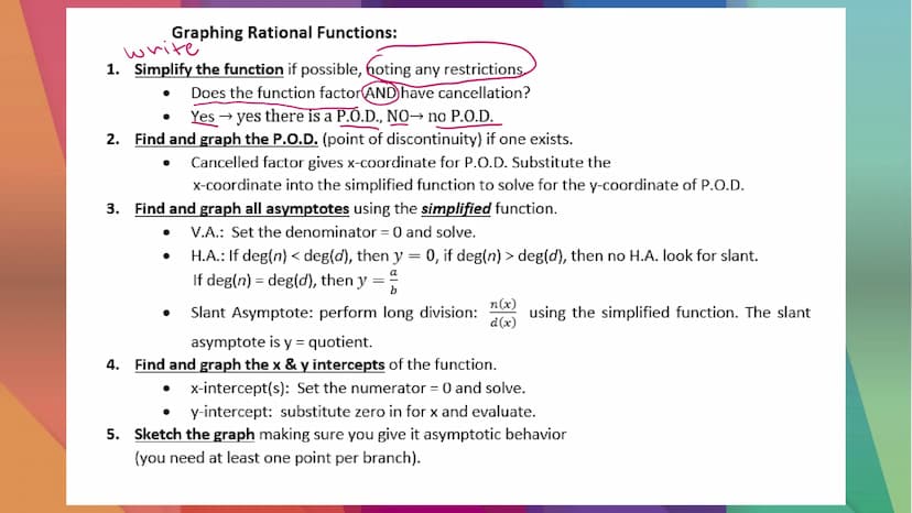 11-1 GRAPHING RATIONAL FUNCTIONS
PRE-AP PRE-CALCULUS Rational Functions
Let n and d be polynomial functions with (d(x) ‡ 0.
Then the functio