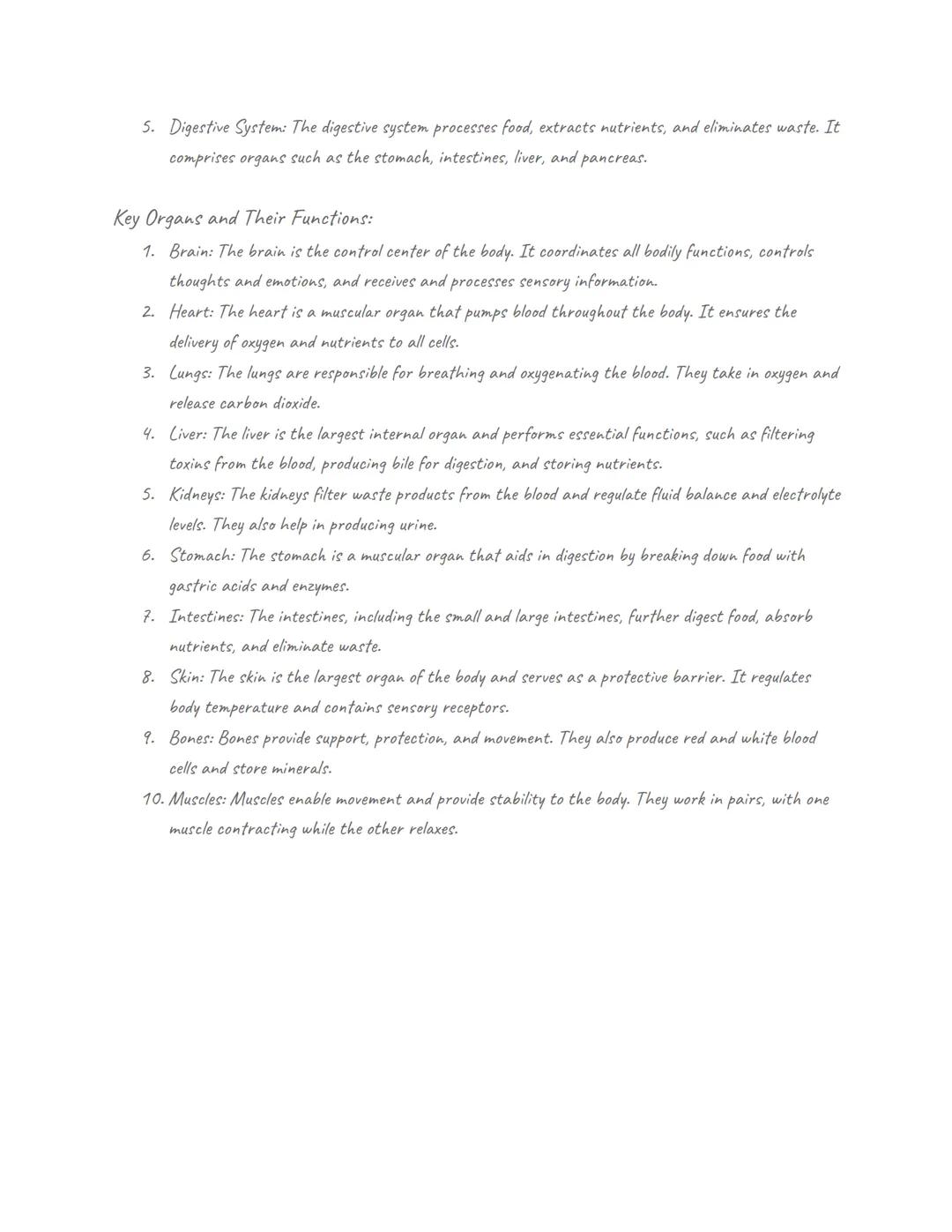 Human Anatomy: Exploring the Wonders of the Human Body

Intestines

Lungs

Kidney

Liver

THE HUMAN BODY

Heart

Stomach

Pancreas

Reproduc
