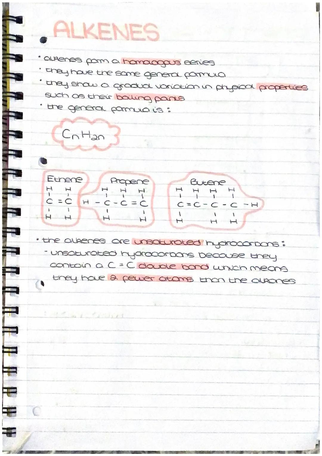 (ca)
# ALKANES
• carbon atoms are linked to four other atoms
by singe bonds
• aurones are saturated hydrocarbons (because they
contain the m