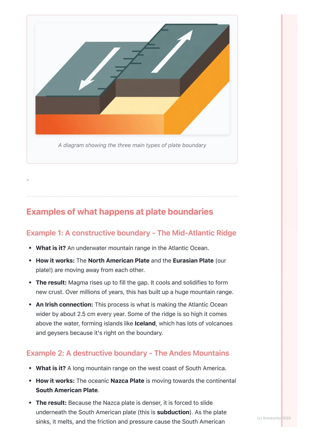 # Plate Tectonics

An introduction to plate tectonics

The Earth's surface isn't one solid piece. It's actually broken up into huge
slabs of