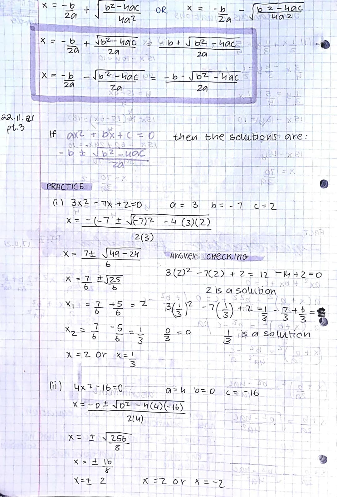 <h2 id="howtosolveaquadraticequationwithoutadiscriminant">How to solve a quadratic equation without a discriminant</h2>
<p>To solve a quadra