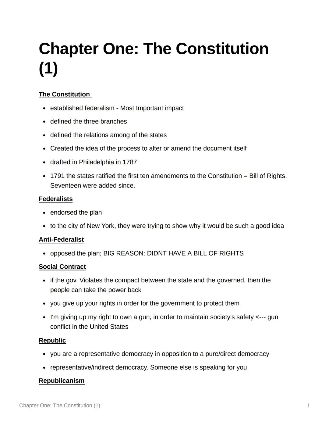The Constitution