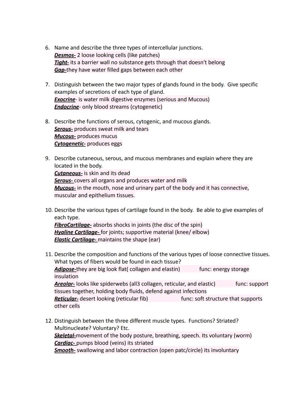 Orientation
Study guide for Unit One
1. Define: Anatomy
The structure of the body and the body parts
2. Define: Physiology.
The function of 