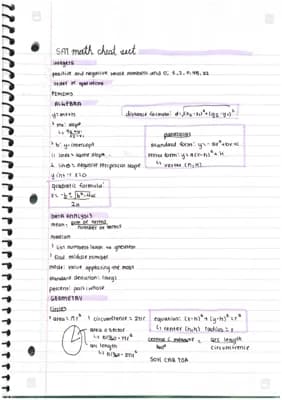 Know SAT cheat sheet  thumbnail
