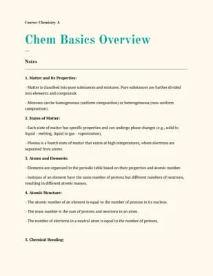 Know chem basics thumbnail