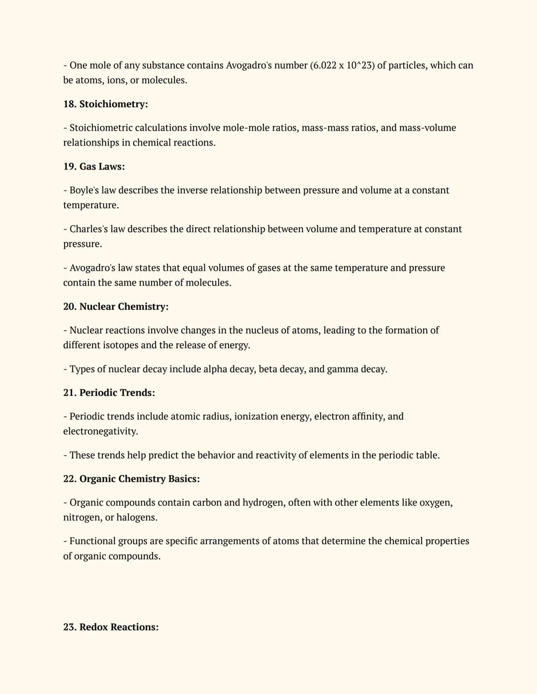 Course: Chemistry A
Chem Basics Overview
Notes
1. Matter and Its Properties:
- Matter is classified into pure substances and mixtures. Pure 