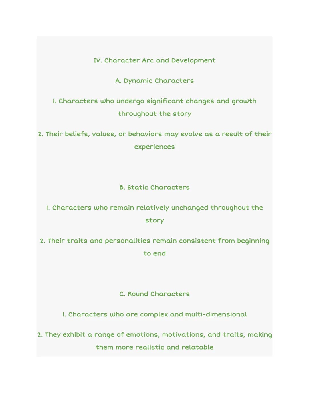 Characterization in Literature
ACT I
KILLS
ACT II
SKILLS
I. Introduction
H
D
….
A. Definition of Characterization
ACT III
1. The process by 