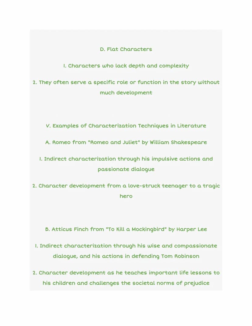 Characterization in Literature
ACT I
KILLS
ACT II
SKILLS
I. Introduction
H
D
….
A. Definition of Characterization
ACT III
1. The process by 