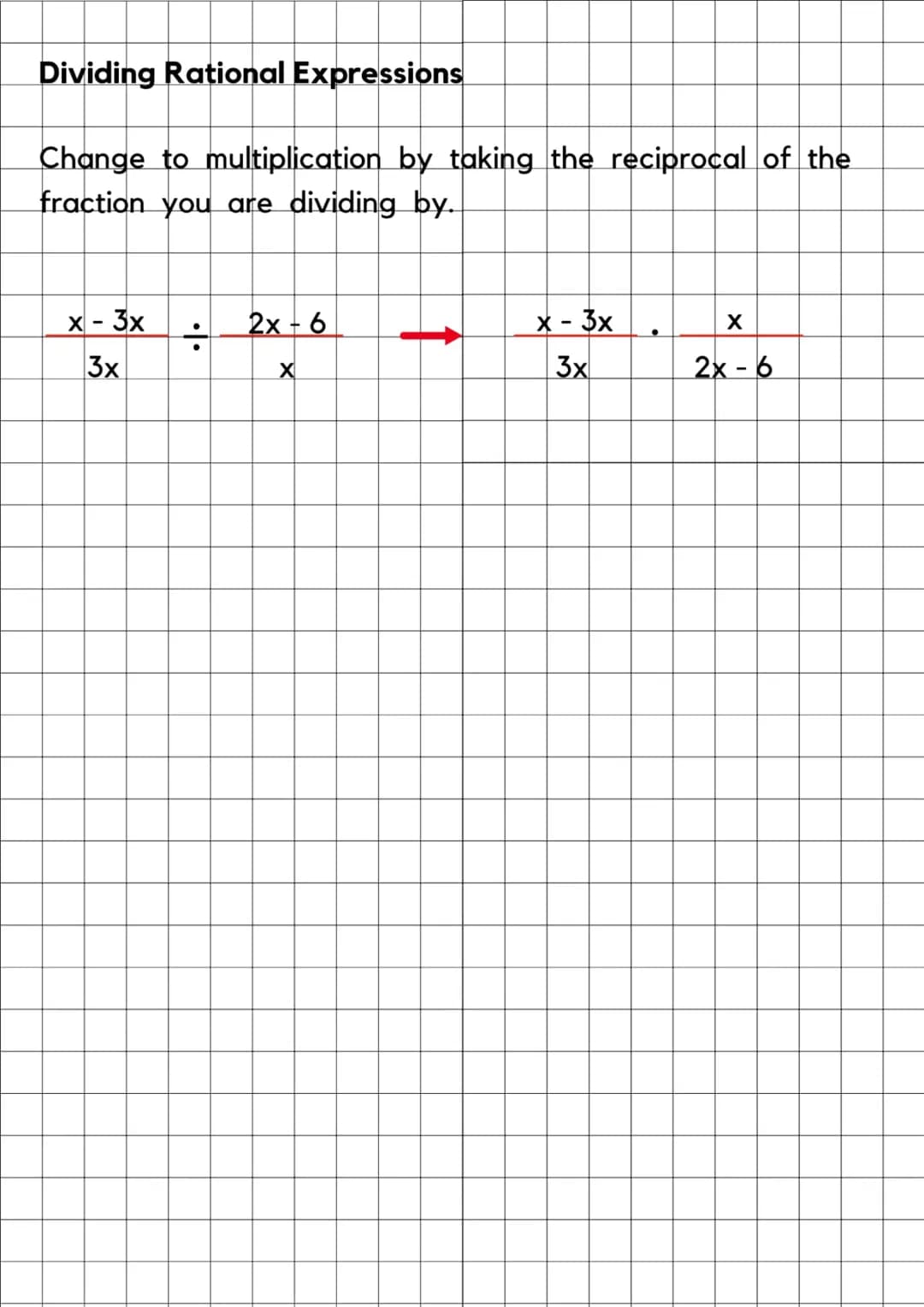 Rational
Expressions
What is a rational expression?
A rational expression is an expression that can be written as a
ratio (fraction) of two 