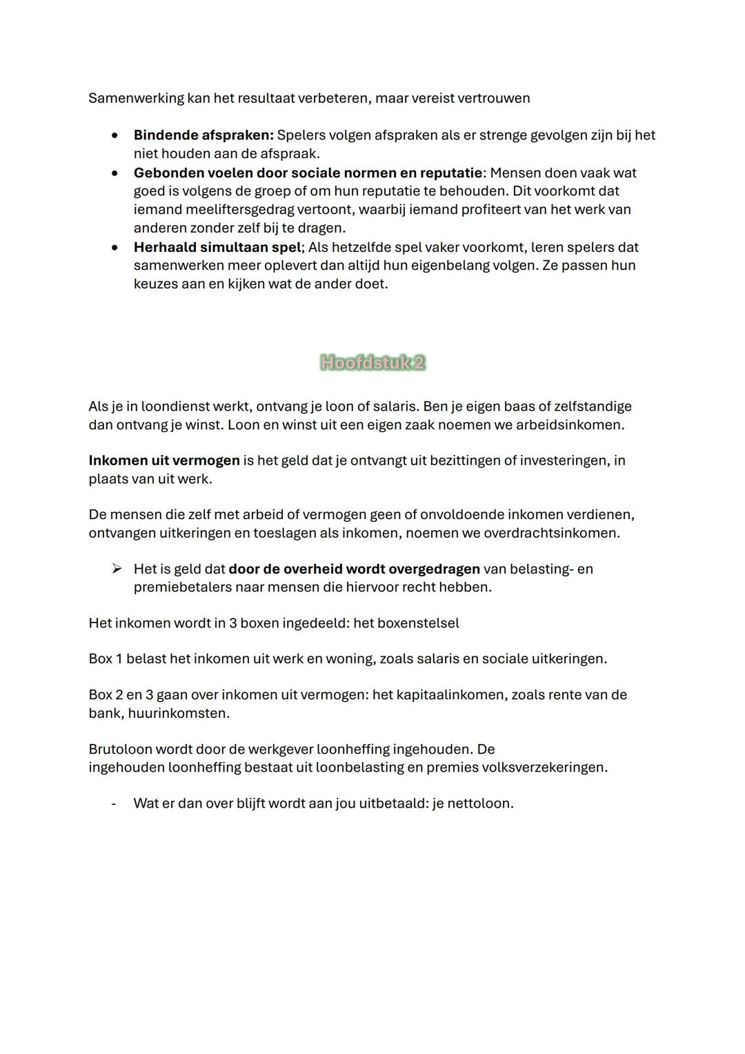 # Hoofdstuk 1

Vrije goederen zijn goederen waarvoor geen productiemiddelen, zoals arbeid en
grondstoffen, zijn ingezet om ze te produceren.