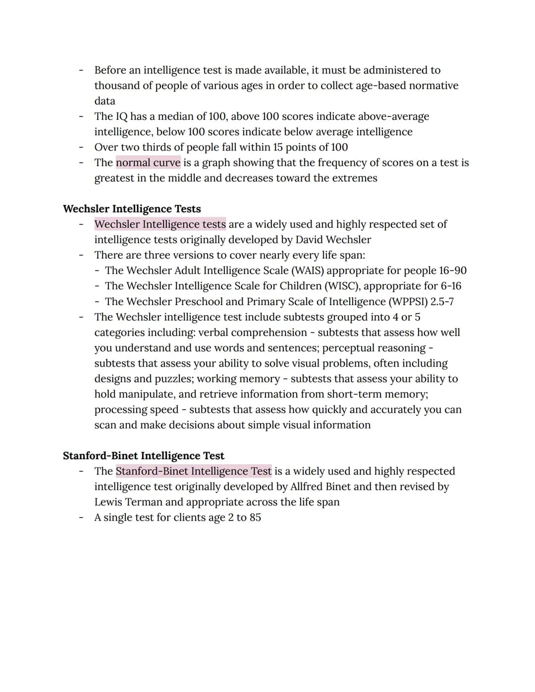Chapter 7: Cognition, Thinking, Language, and Intelligence
Thinking
Any discussion of thinking has to start with an explanation of the term
