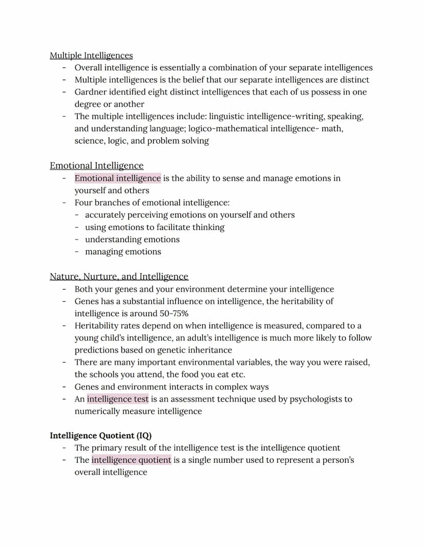 Chapter 7: Cognition, Thinking, Language, and Intelligence
Thinking
Any discussion of thinking has to start with an explanation of the term
