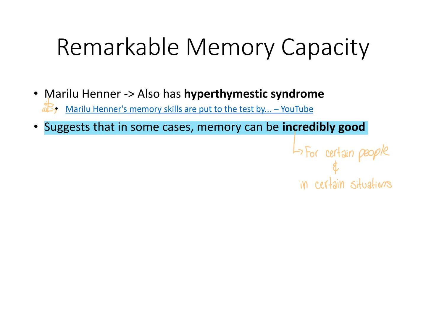 Psyc 101 - Memory
Dr Nick Reid faring
Memory
pre
• remembering something that never happen
This is a memory illusion -> false but compelling