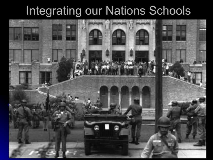 The Civil Rights
Movement: 1950s-70s
EQ: How much of an impact
does the Civil Rights movement
have on modern US society? Important Supreme C