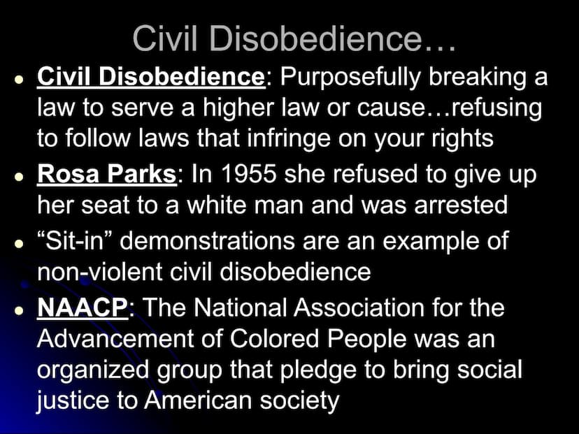 The Civil Rights
Movement: 1950s-70s
EQ: How much of an impact
does the Civil Rights movement
have on modern US society? Important Supreme C
