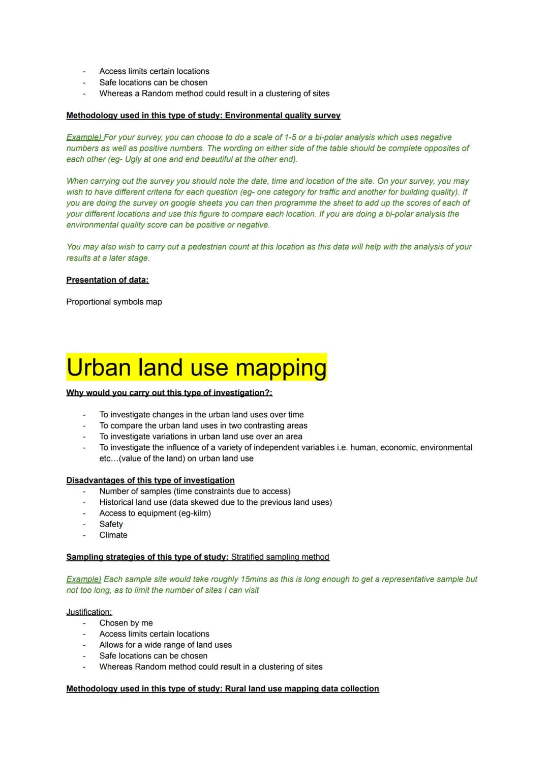 Pedestrian and traffic surveys
Why would you carry out this type of investigation?:
Pedestrian survey:
Data can be used by businesses in ord