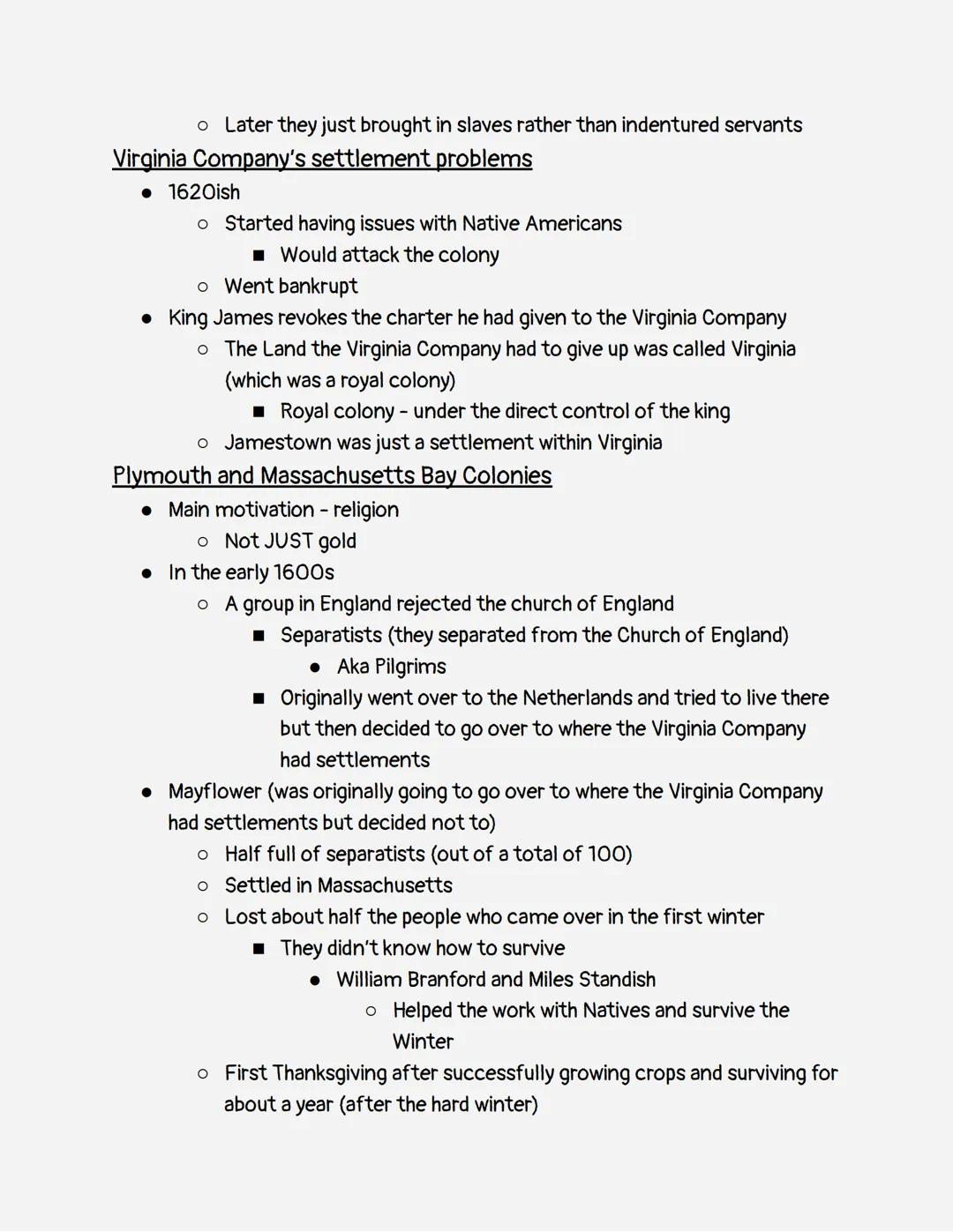 APUSH Notes - Emmalee Smith
• Columbus discovered the Caribbean area & Cuba
• Columbus was a bad person
• Vikings discovered Newfoundland an