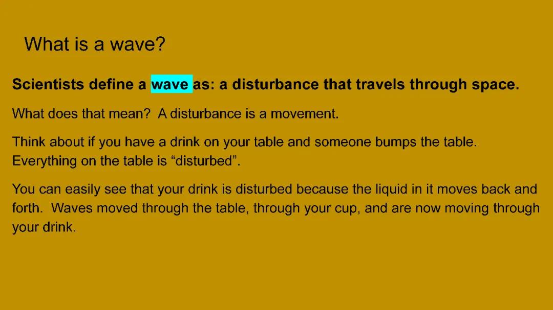 What Is A Wave?