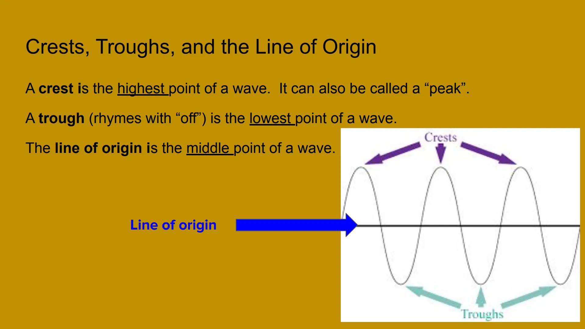 What is a wave?
Scientists define a wave as: a disturbance that travels through space.
What does that mean? A disturbance is a movement.
Thi