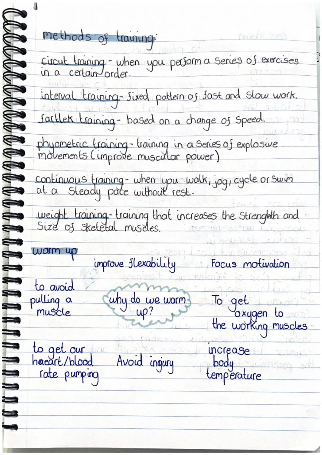 
<h2 id="principlesoftraining">Principles of Training</h2>
<p>To remember the principles of training, use the word SPORT:</p>
<ul>
<li>Speci