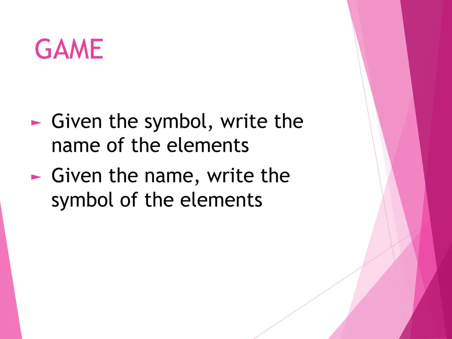 CHEMICAL
NAMES AND
FORMULAS
CHEMICAL
NOMENCLATURE REVIEW
Sticky Note Atom Activity
Math Integration
Determination of the number
of protons, 