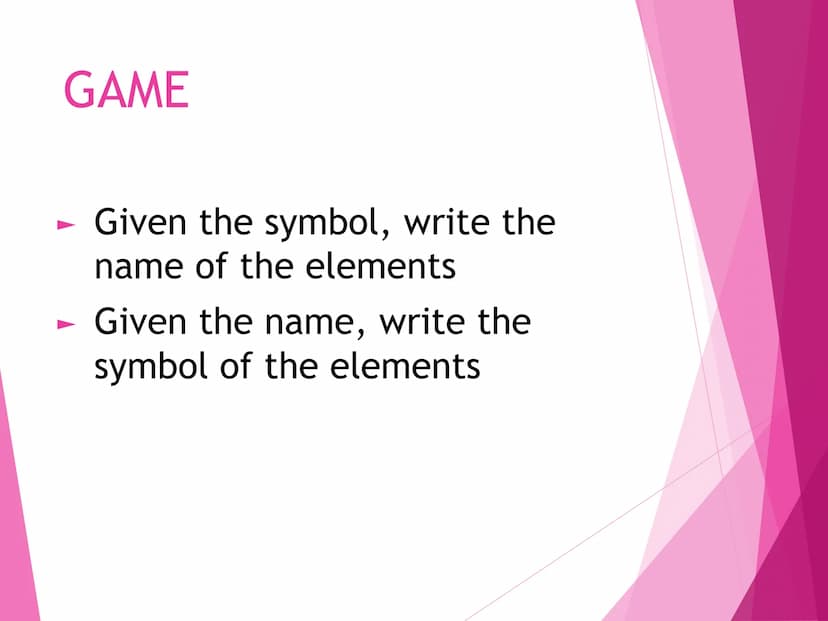 CHEMICAL
NAMES AND
FORMULAS
CHEMICAL
NOMENCLATURE REVIEW
Sticky Note Atom Activity
Math Integration
Determination of the number
of protons, 