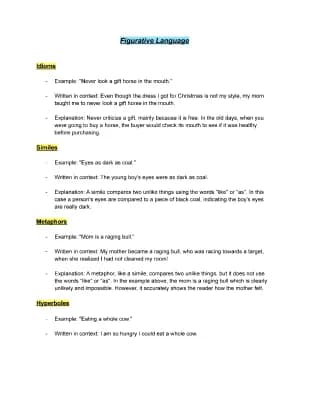 Know Figurative Language  thumbnail