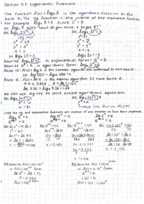 Know Logarithmic Functions  thumbnail