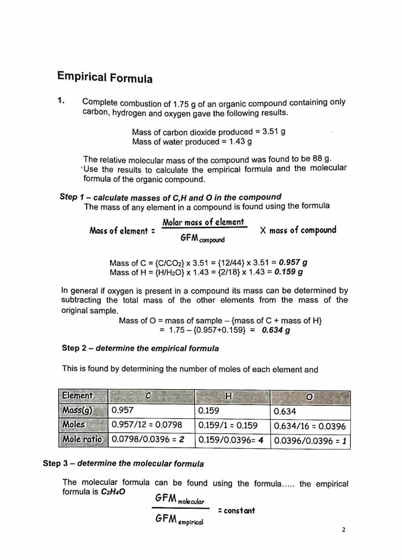 Elemental Analysis and Spectroscopy
From a chemical point of view, the most fundamental data about a compound
are: which elements are presen