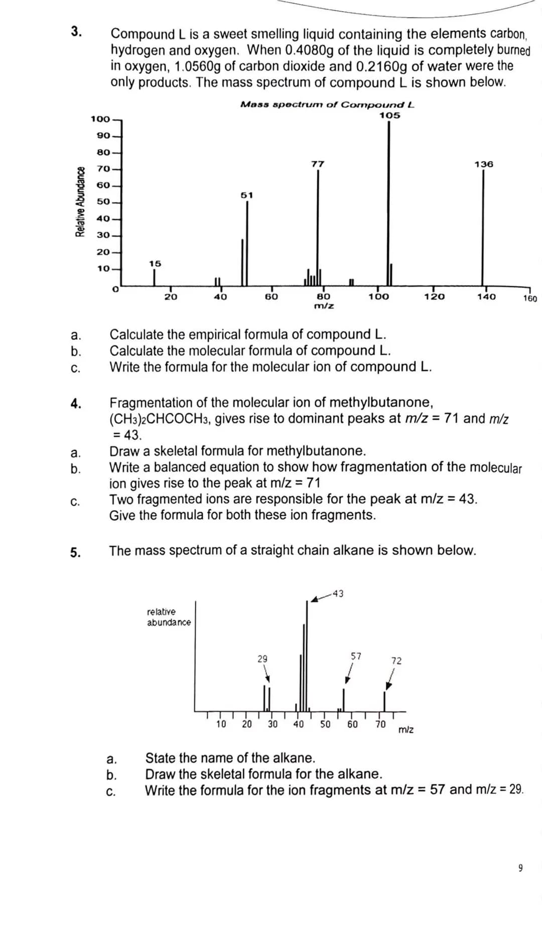 Elemental Analysis and Spectroscopy
From a chemical point of view, the most fundamental data about a compound
are: which elements are presen