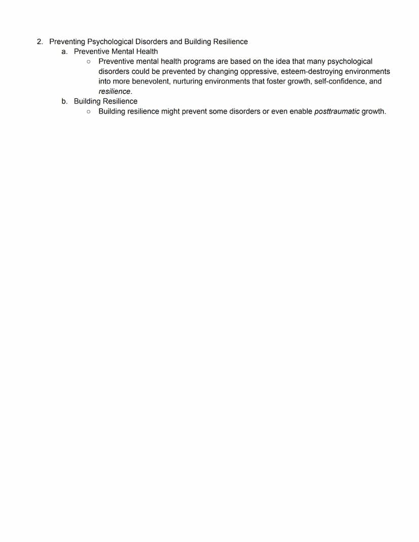 Unit 8 Part 2 Outline
Treatment of Abnormal Psychology
Module 70 Introduction to Therapy, and Psychodynamic and Humanistic Therapies
1. Trea