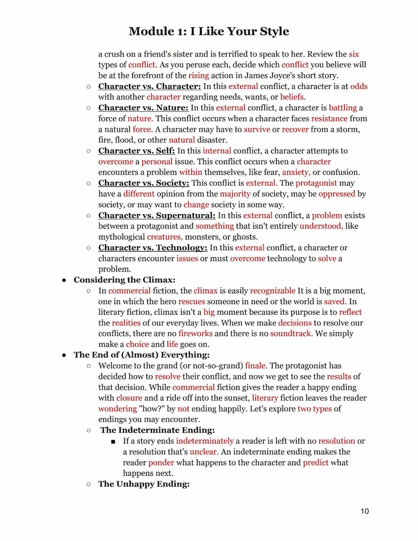 
<h2 id="techniquesforportrayingmessageinliterature">Techniques for Portraying Message in Literature</h2>
<p>In module one, you will learn t