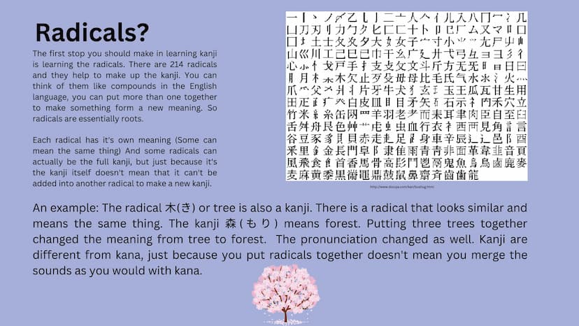 Japanese Language Studies
Kanji The journey of learning kanji will probably be the most time-
consuming but it is needed to make your Japane