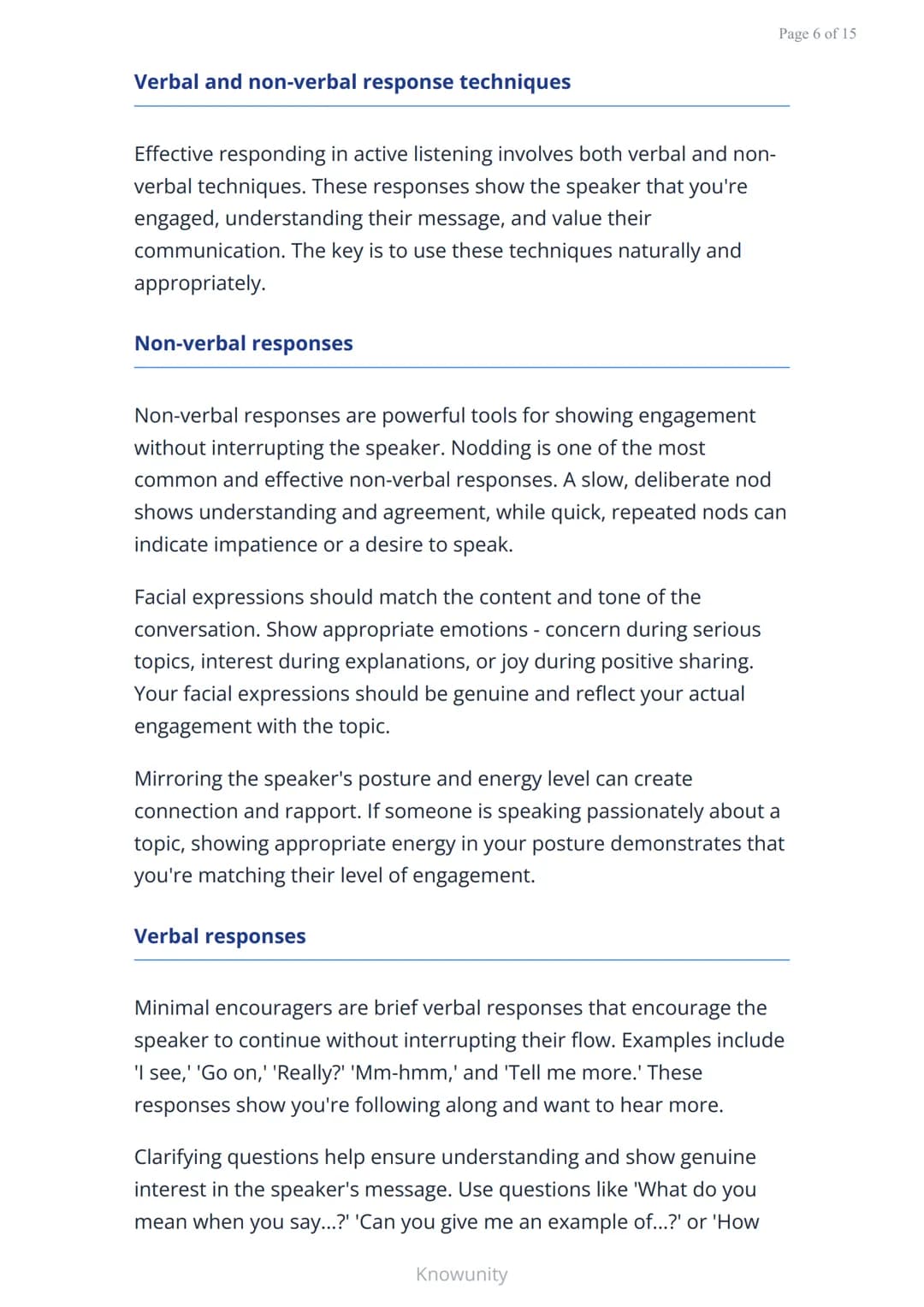 # Active Listening and Responding in Oral Communication

Master active listening skills and effective
response techniques

# What You Will L