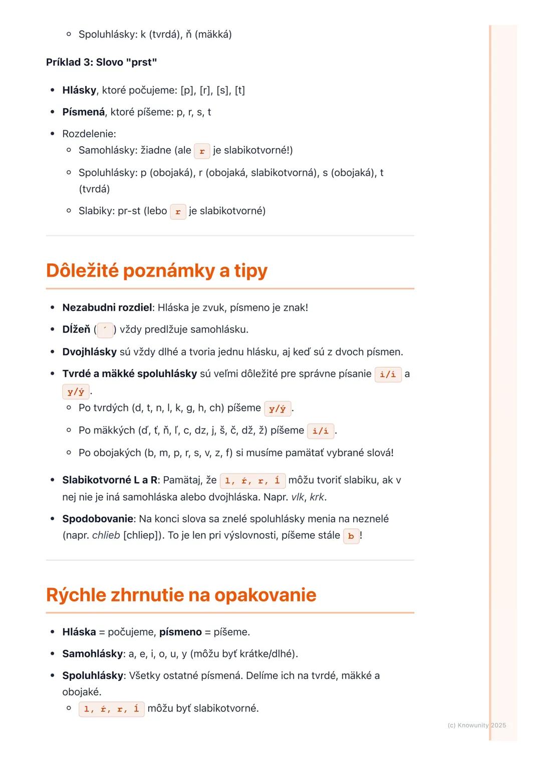 # Hlásky a písmená

## Úvod a prečo je to dôležité

Dnes si zopakujeme, čo sú hlásky a písmená. Je to super dôležité, lebo keď
vieme, ako sa