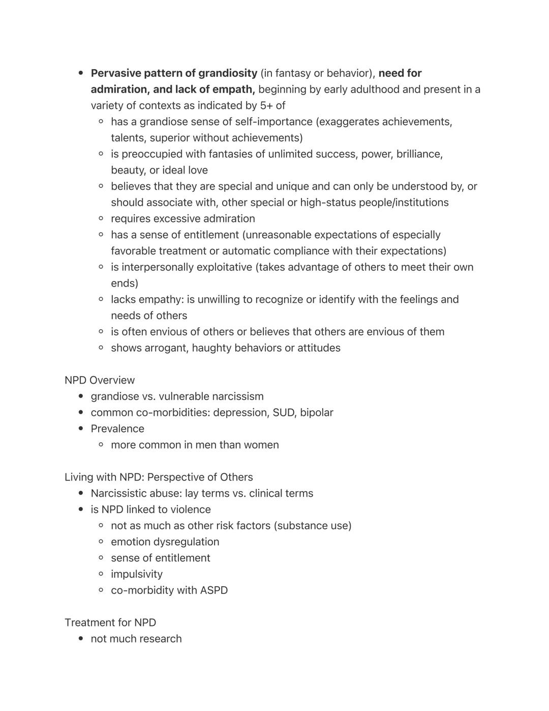 # Personality Disorders

How the DSM defines "personality traits"

*   enduring patterns of perceiving, relating to, and thinking about the 