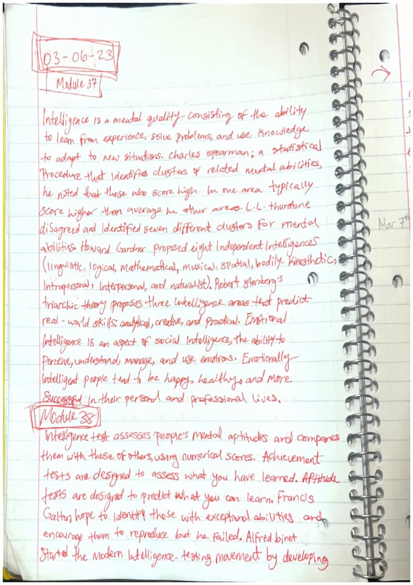 Reading
Feb 28, 2023
(Unit 5)
recognition - Identifying Hem's previously learned. relearning
15 Something more quickly when you learn it a s