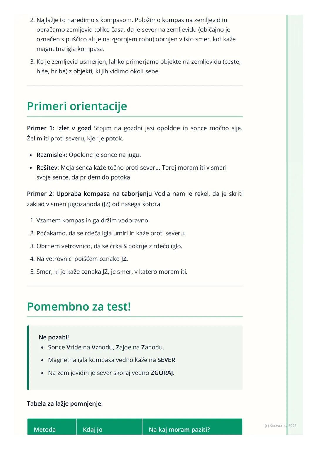 # Orientacija in smeri neba

Kaj je orientacija?

Orientacija pomeni, da znamo določiti, kje se nahajamo v prostoru in v
katero smer moramo 