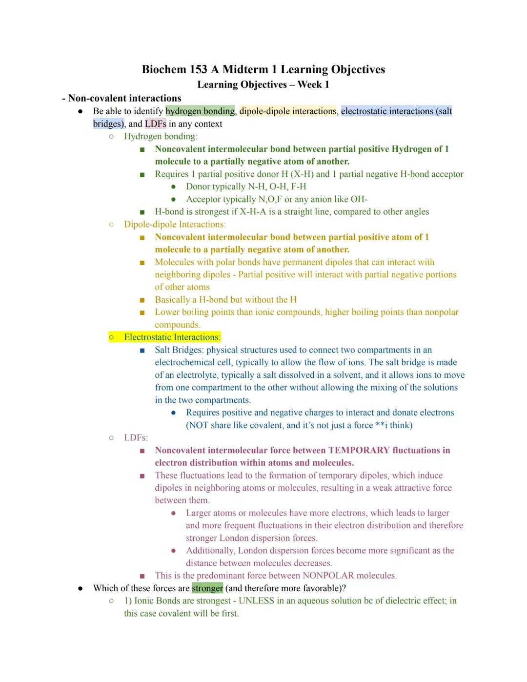 Dipole-Dipole Interactions: Easy Examples and Quizzes for Your Biochem Exam