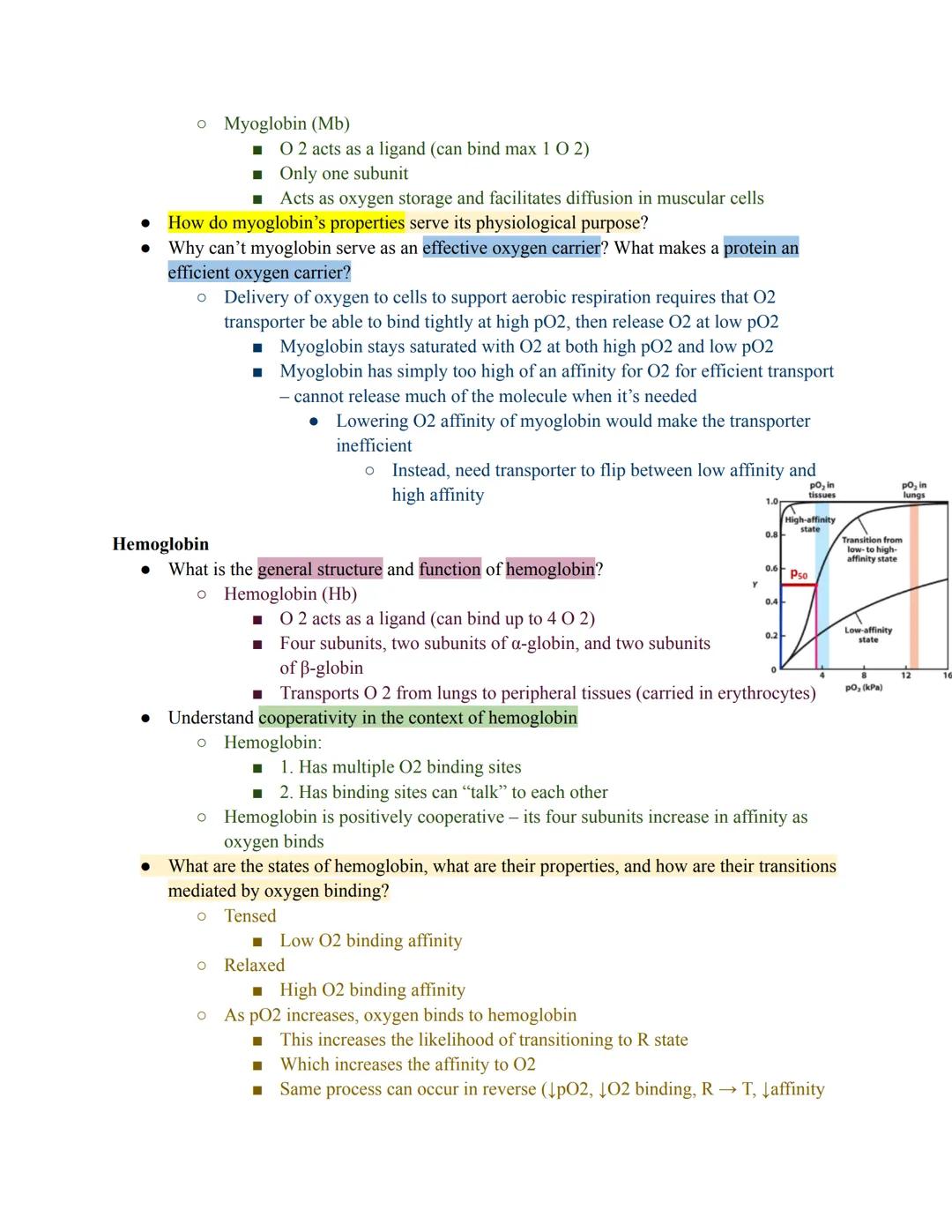 - Non-covalent interactions
Be able to identify hydrogen bonding, dipole-dipole interactions, electrostatic interactions (salt
bridges), and